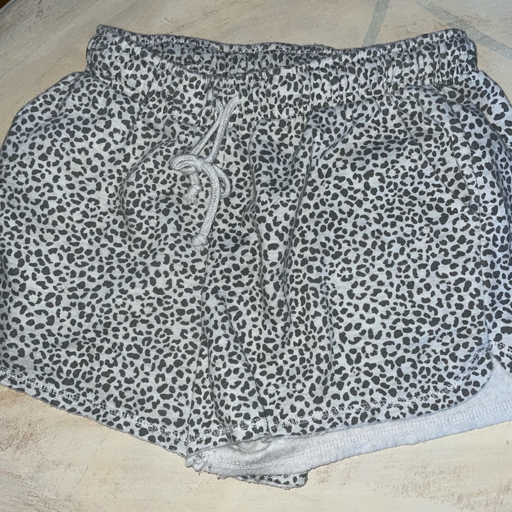 Animal print shorts